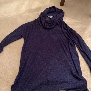 Navy maternity light weight sweater